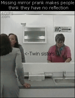 vampire prank identical twins