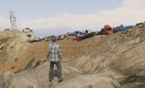 video games explosion grand theft auto