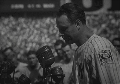 baseball lou gehrig luckiest man alive