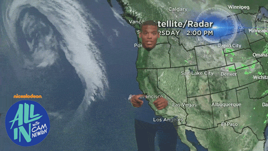 nickelodeon cam newton weatherman all in with