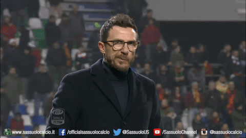 sassuolocalcio mister di francesco concentrazione