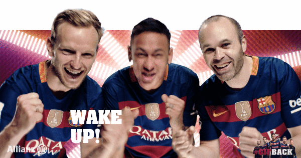 allianz football barcelona dare to