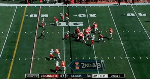 animated football illinoiscincinnati