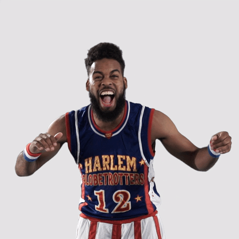 harlemglobetrotters funny laughing