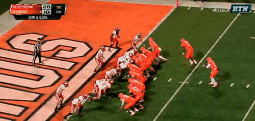 animated football illini