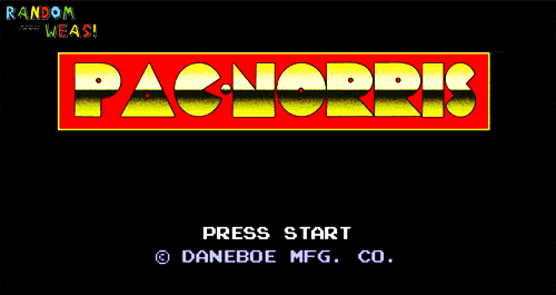 pacman video games chuck norris