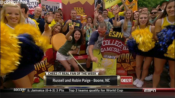 football michigan branding