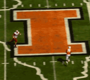 animated football illini