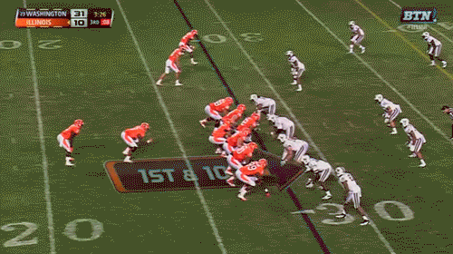 animated football illini