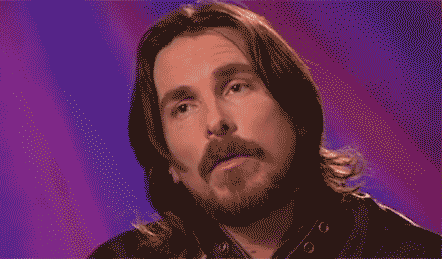 confused christian bale