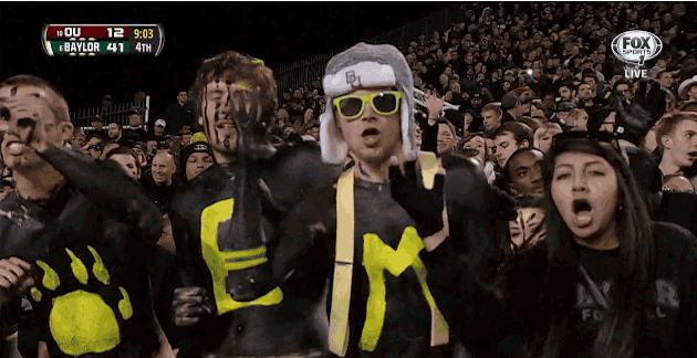 football college fans