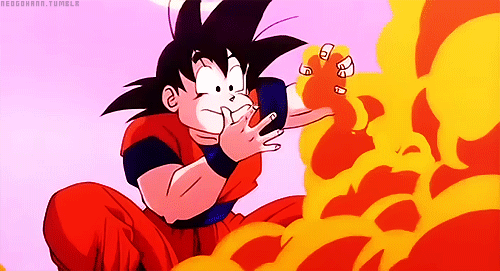 dragon ball z goku animado