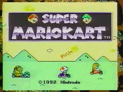 vintage nostalgia super mario kart