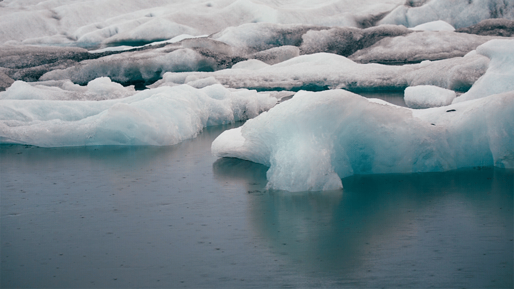 ice iceland glacier gif