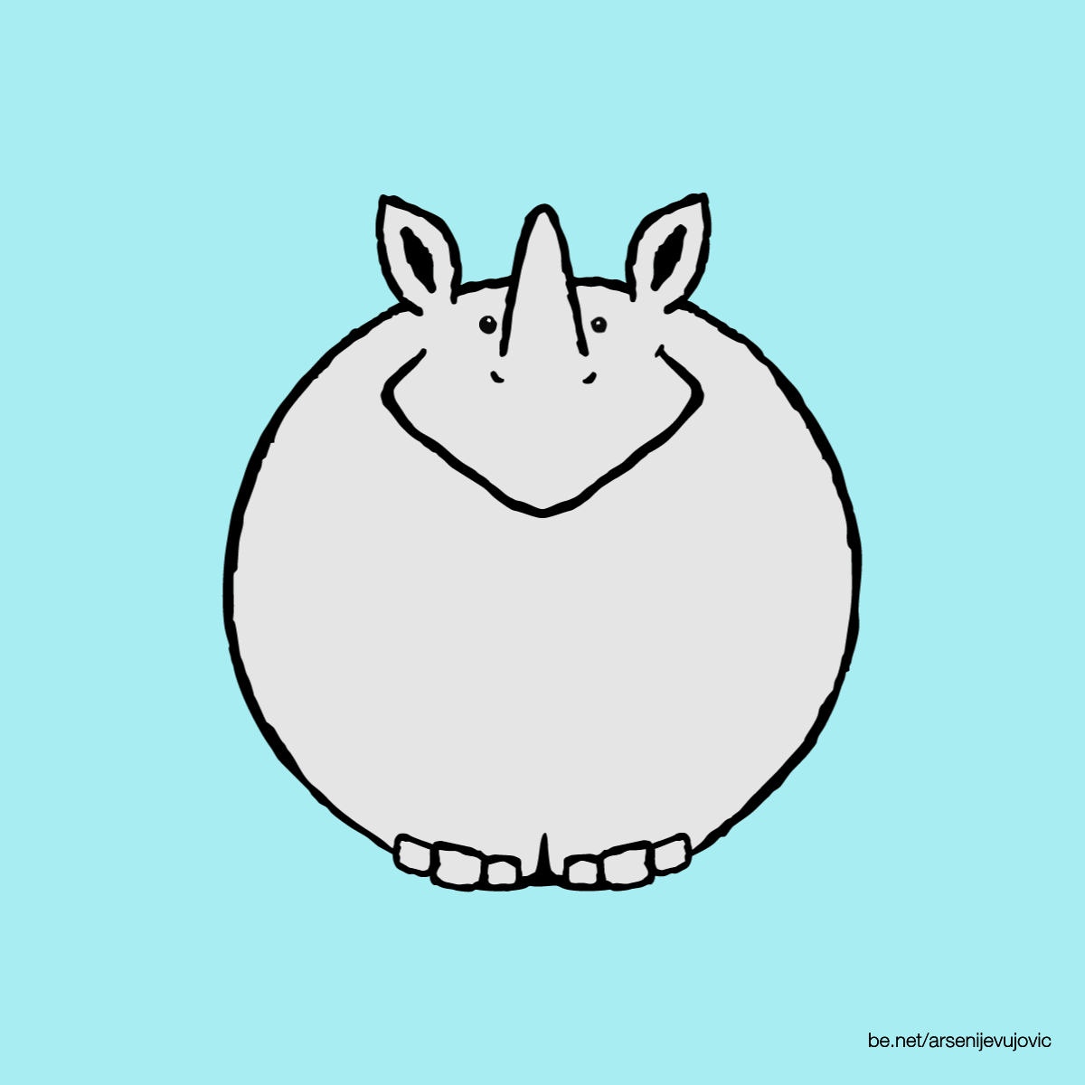 animation illustration rhino