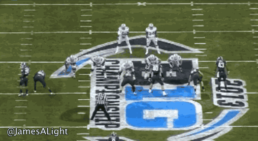 football michigan blitzing