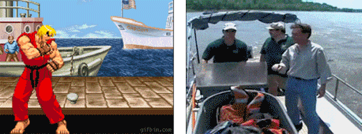 fish hadoken combinedgifs