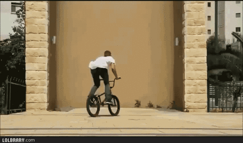 trick bike stunt