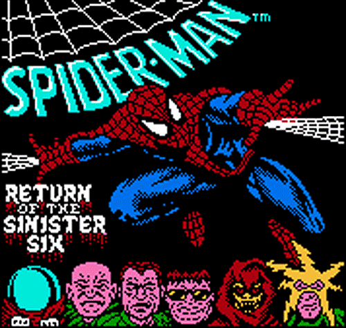 nintendo nes spiderman