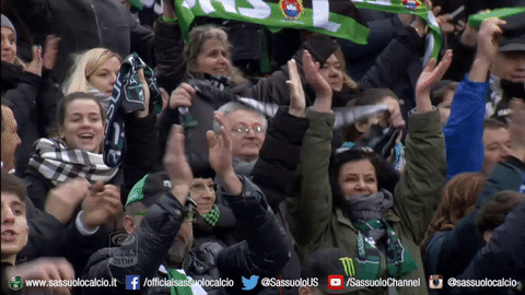 sassuolocalcio supporter esultanza tifosi