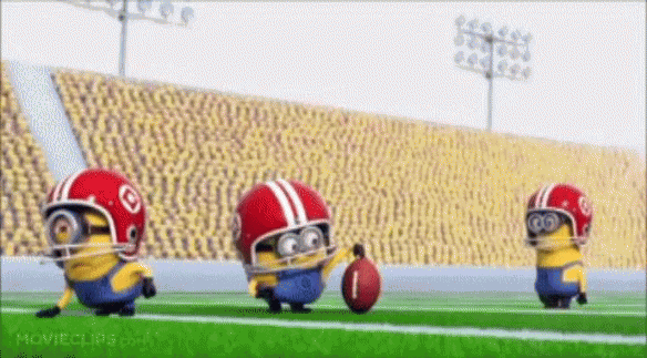 animated football minions