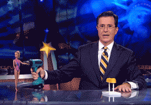 stephen colbert gymnastics the report