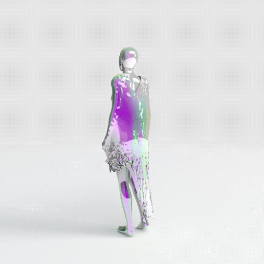 art dancer holographic