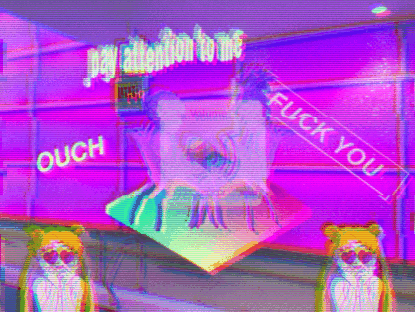 vhs aesthetic glicht