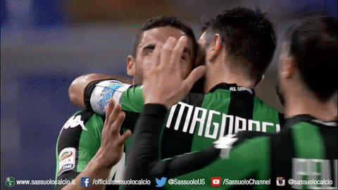 sassuolocalcio gol esultanza defrel