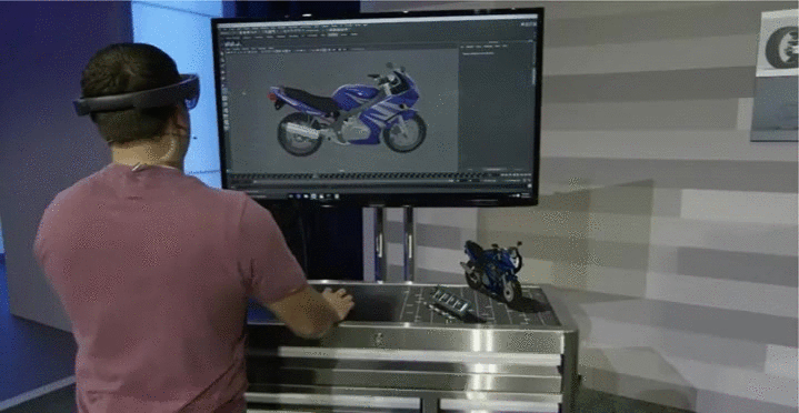 real motorcycle holograms