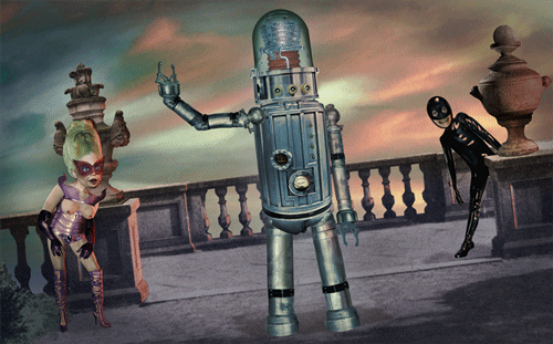 colinraff dancing robot collage