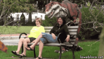 animated prank dinosaur