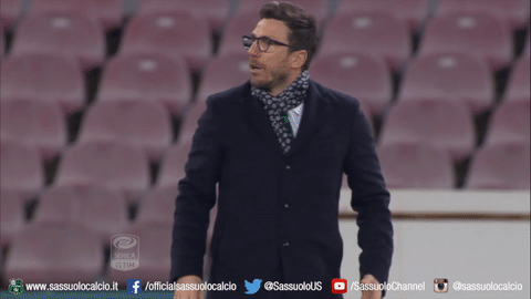 sassuolocalcio angry coach di francesco