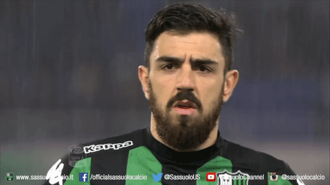 sassuolocalcio magnanelli pioggia partita