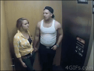 scary prank elevator