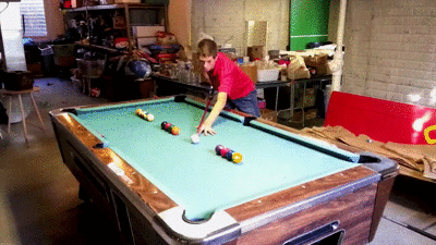 pool trick shot