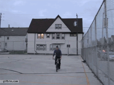 basketball trick bmx