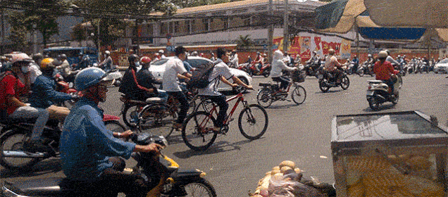 motorcycle vietnam across