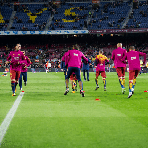 fcbarcelona fc barcelona practice warm up