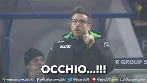 sassuolocalcio mister eusebio di francesco