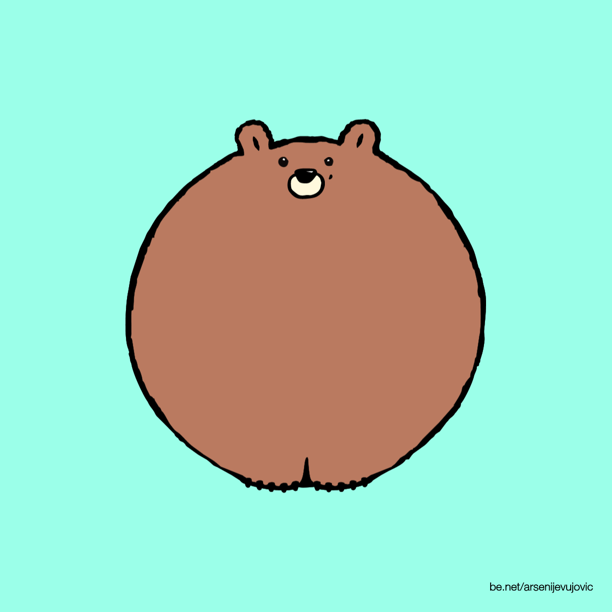 animation bear grizzly