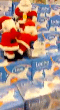 santa store display