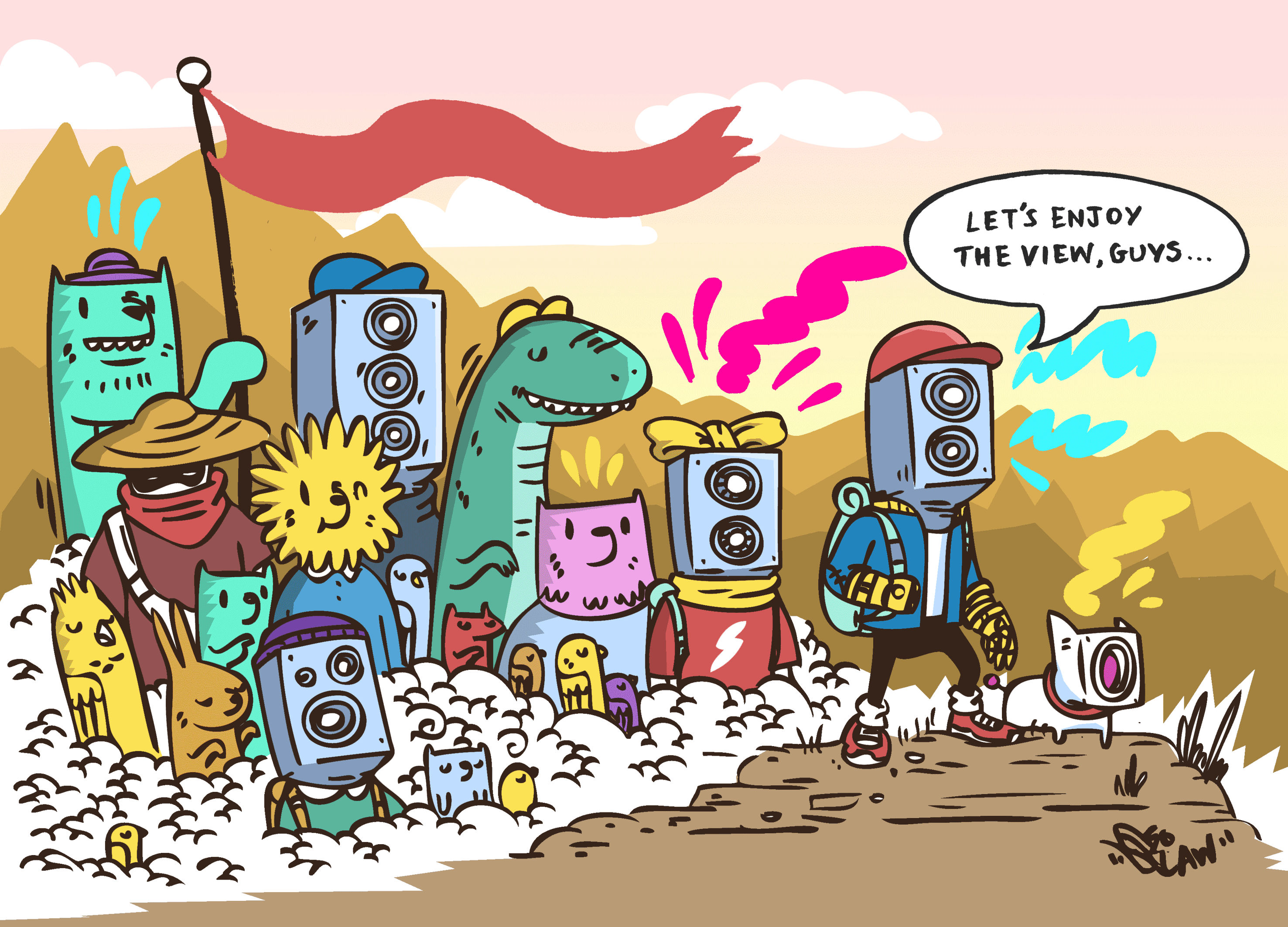 characters adventure speeka peeps