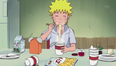 naruto eating
