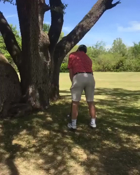 golf shot trick
