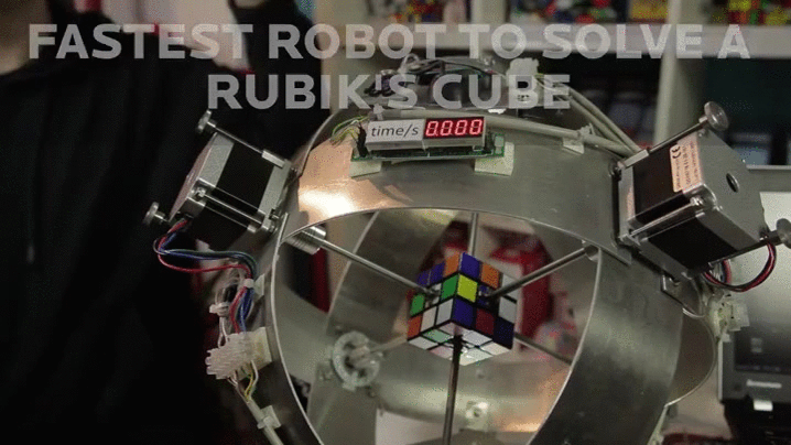 robot cube rubiks