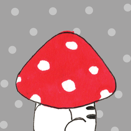 cat creature mushroom