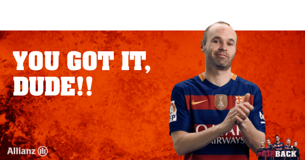 allianz football barcelona dare to