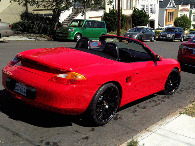 tesla san francisco porshe