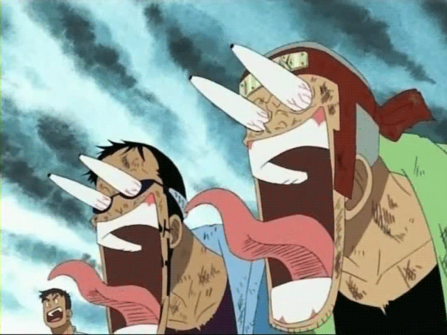 one piece reaction shot